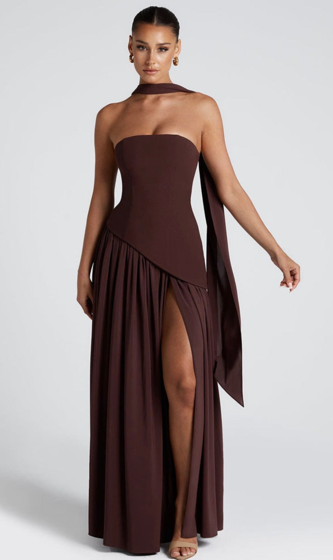 Maliyah Maxi in Brown – Best Dressed NZ