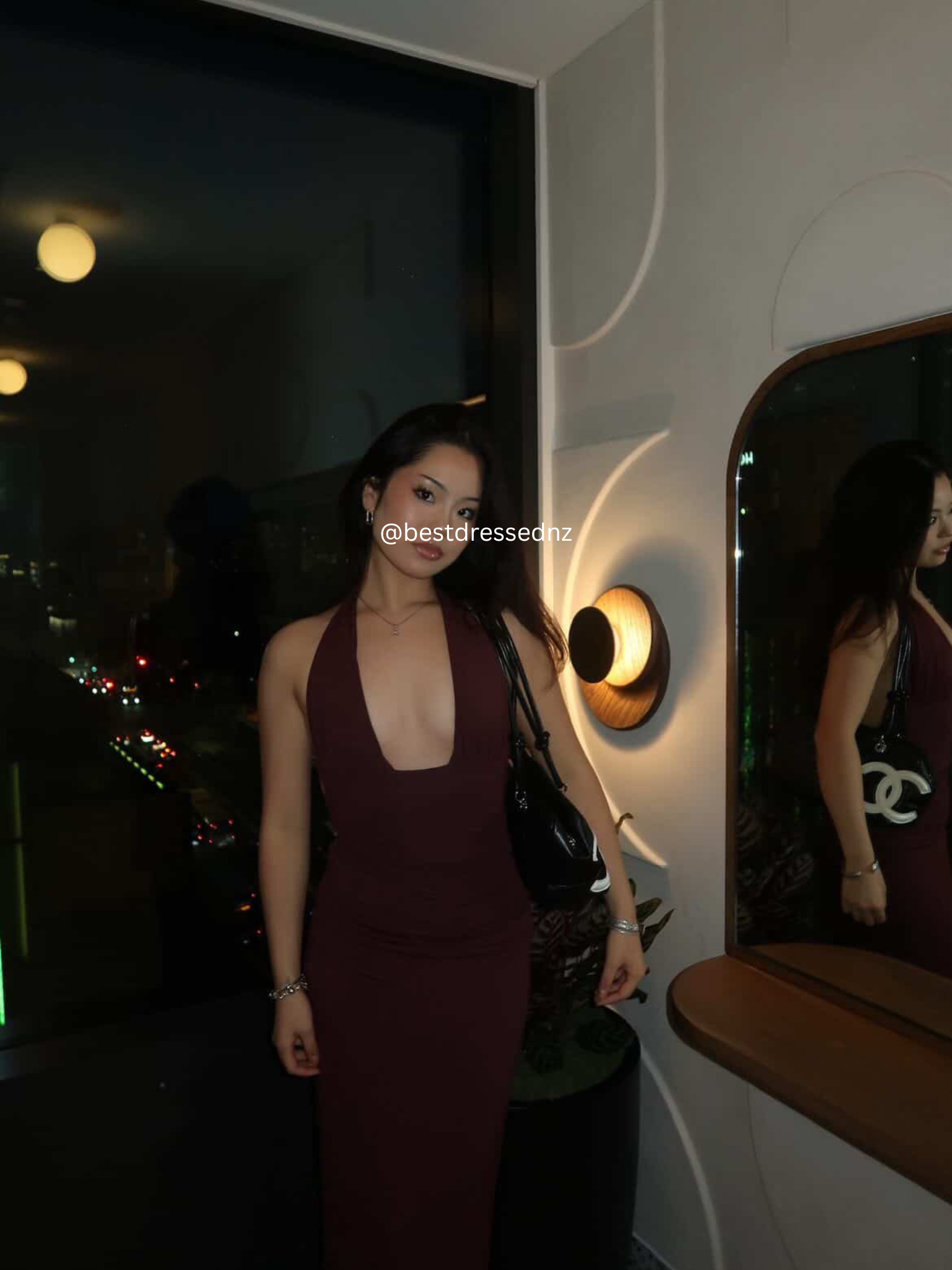 Say What You Feel Maxi in Maroon