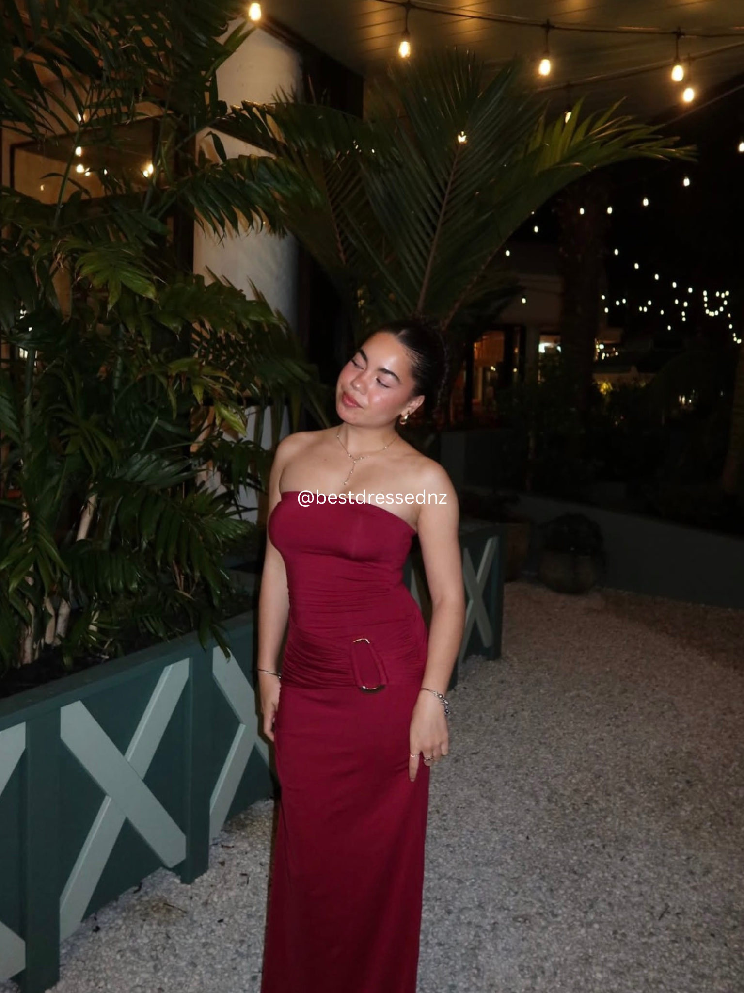 Torin Maxi in Beet Red
