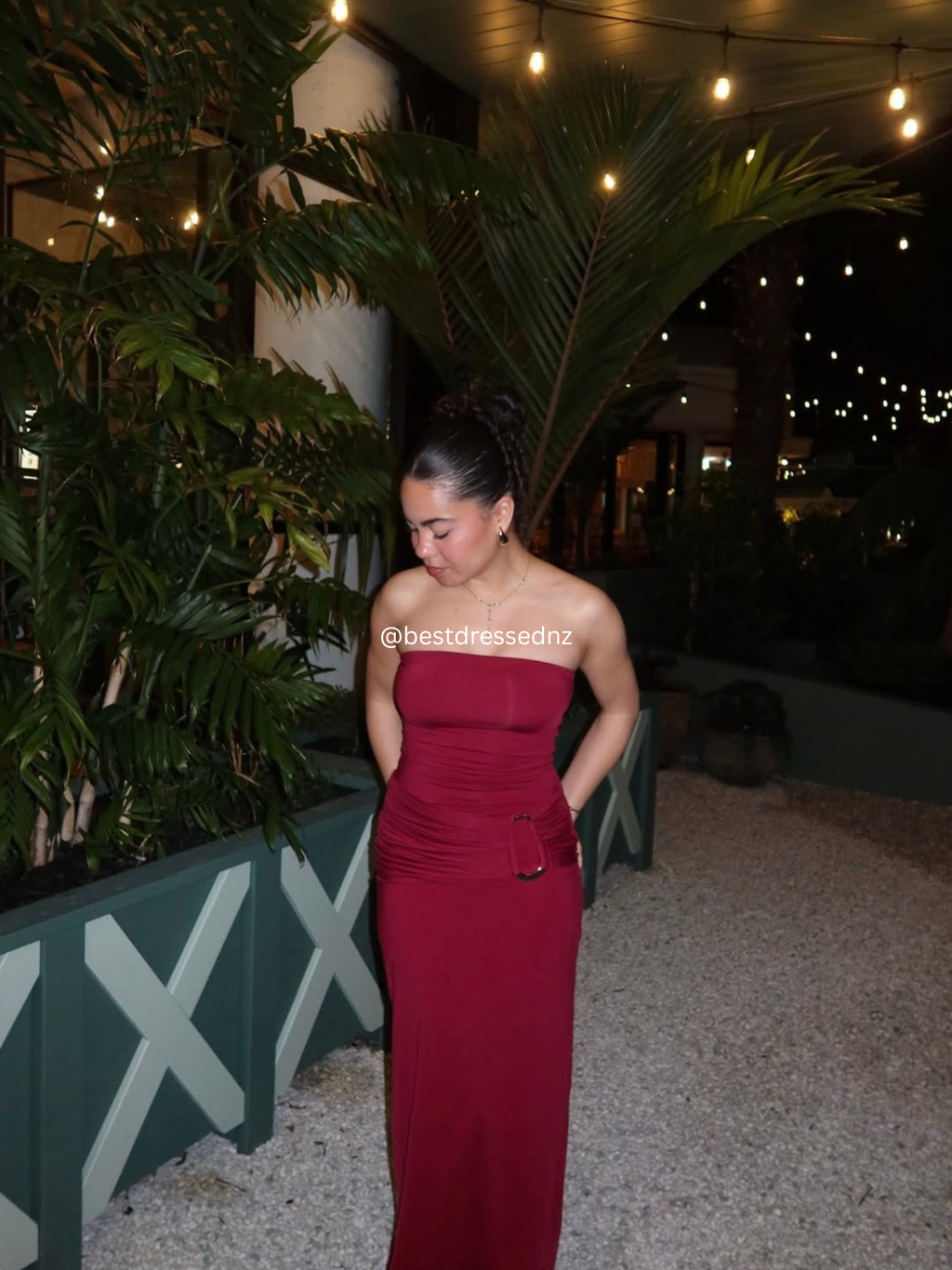 Torin Maxi in Beet Red
