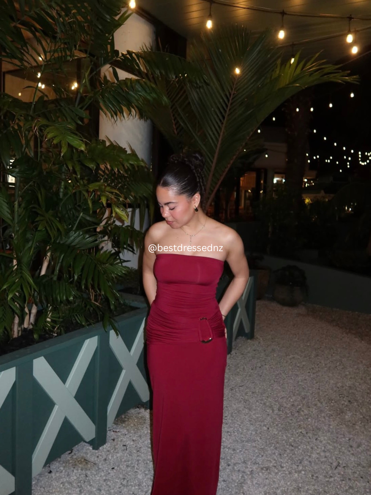 Torin Maxi in Beet Red
