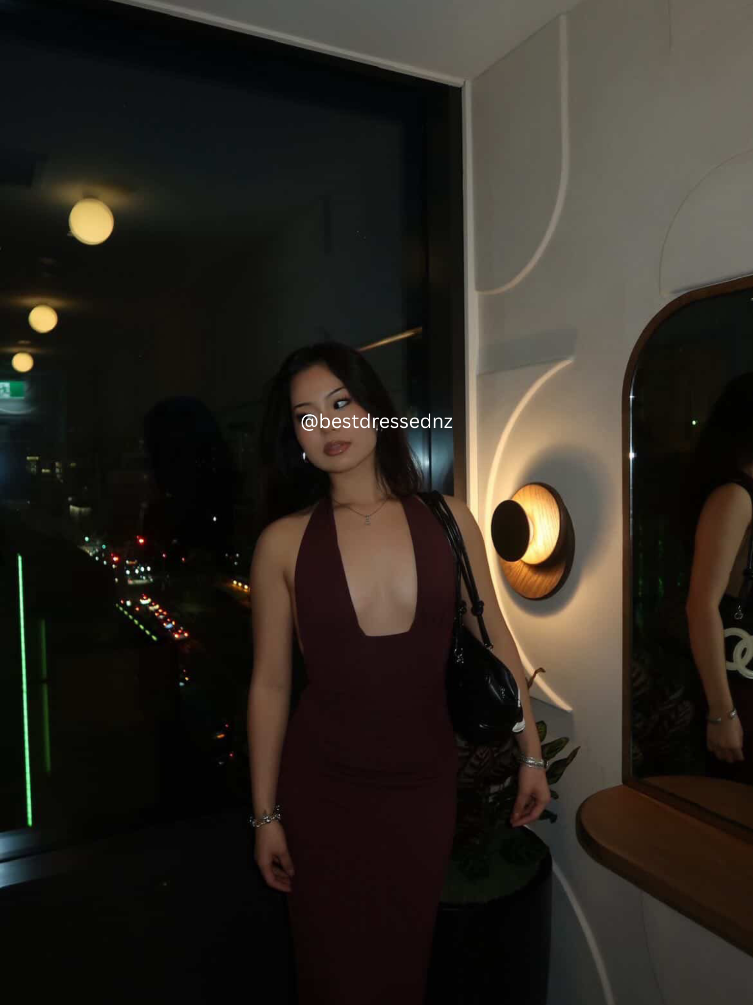 Say What You Feel Maxi in Maroon