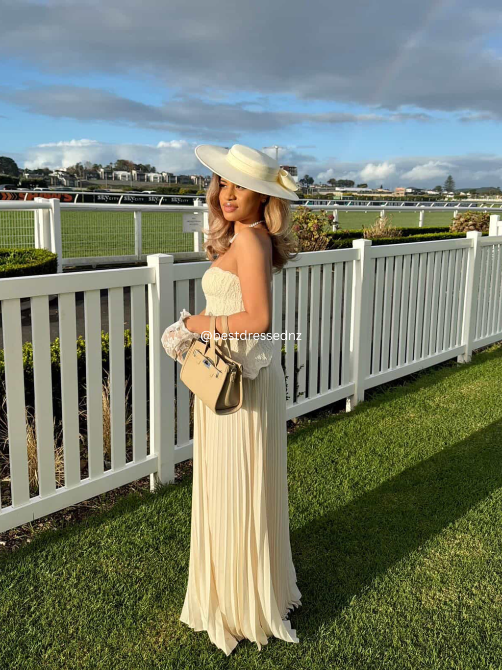 Daniella Corset Maxi in Cream
