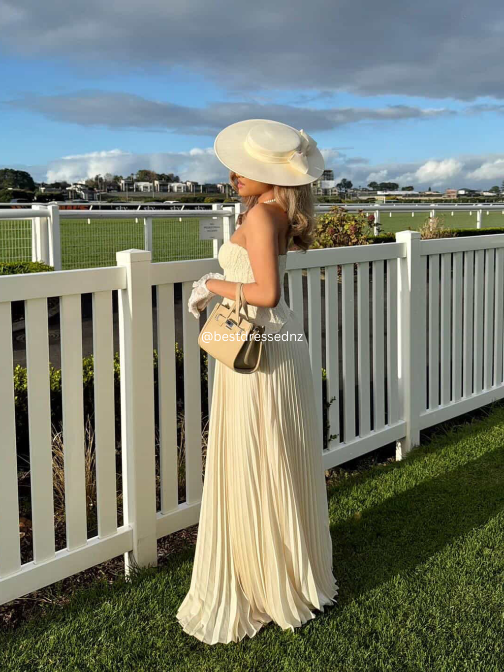 Daniella Corset Maxi in Cream