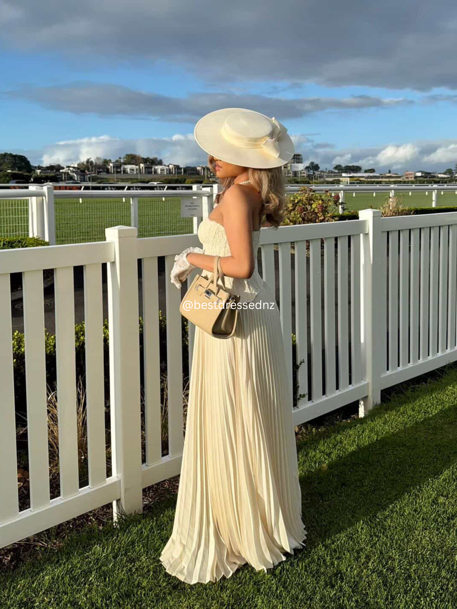 Daniella Corset Maxi in Cream