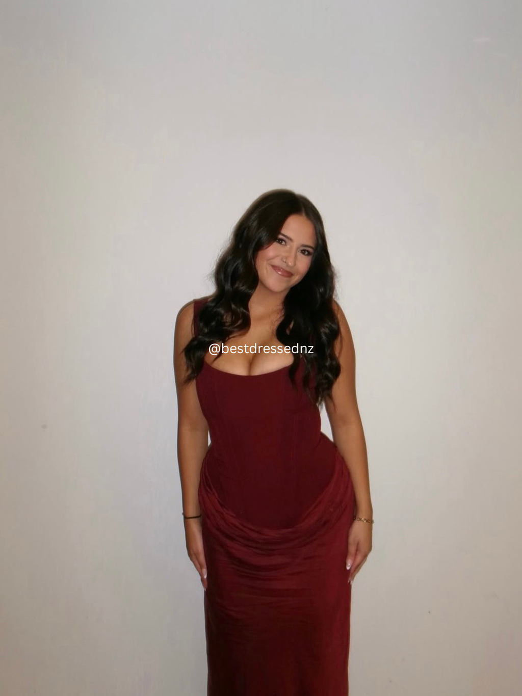 Cornelia Maxi in Burgundy