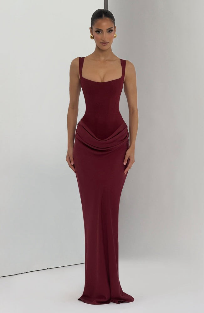 Cornelia Maxi in Burgundy – Best Dressed NZ