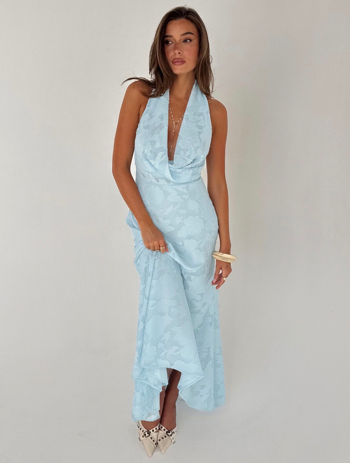 Invisible String Maxi in Blue