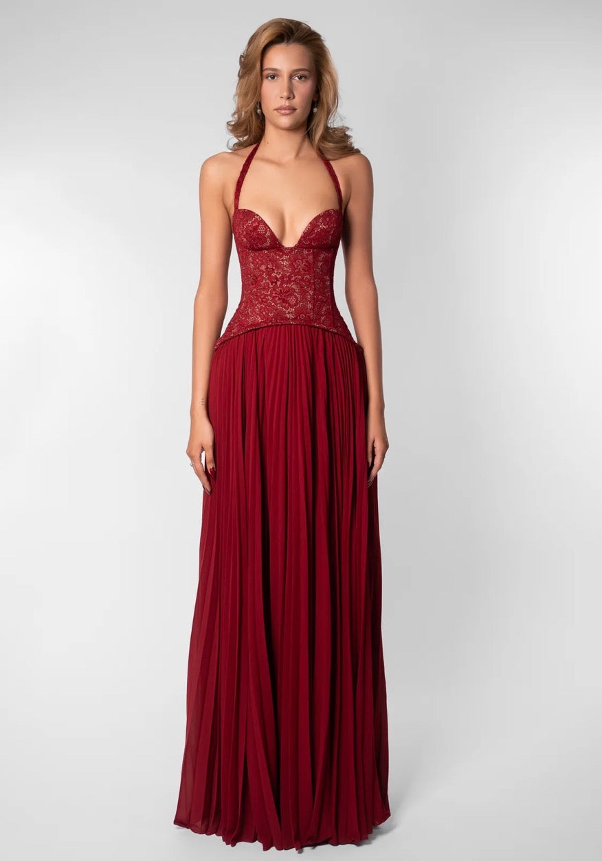 Gaia Gown in Red