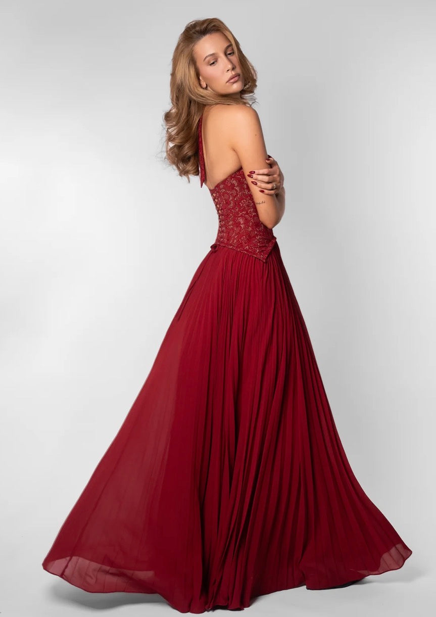Gaia Gown in Red