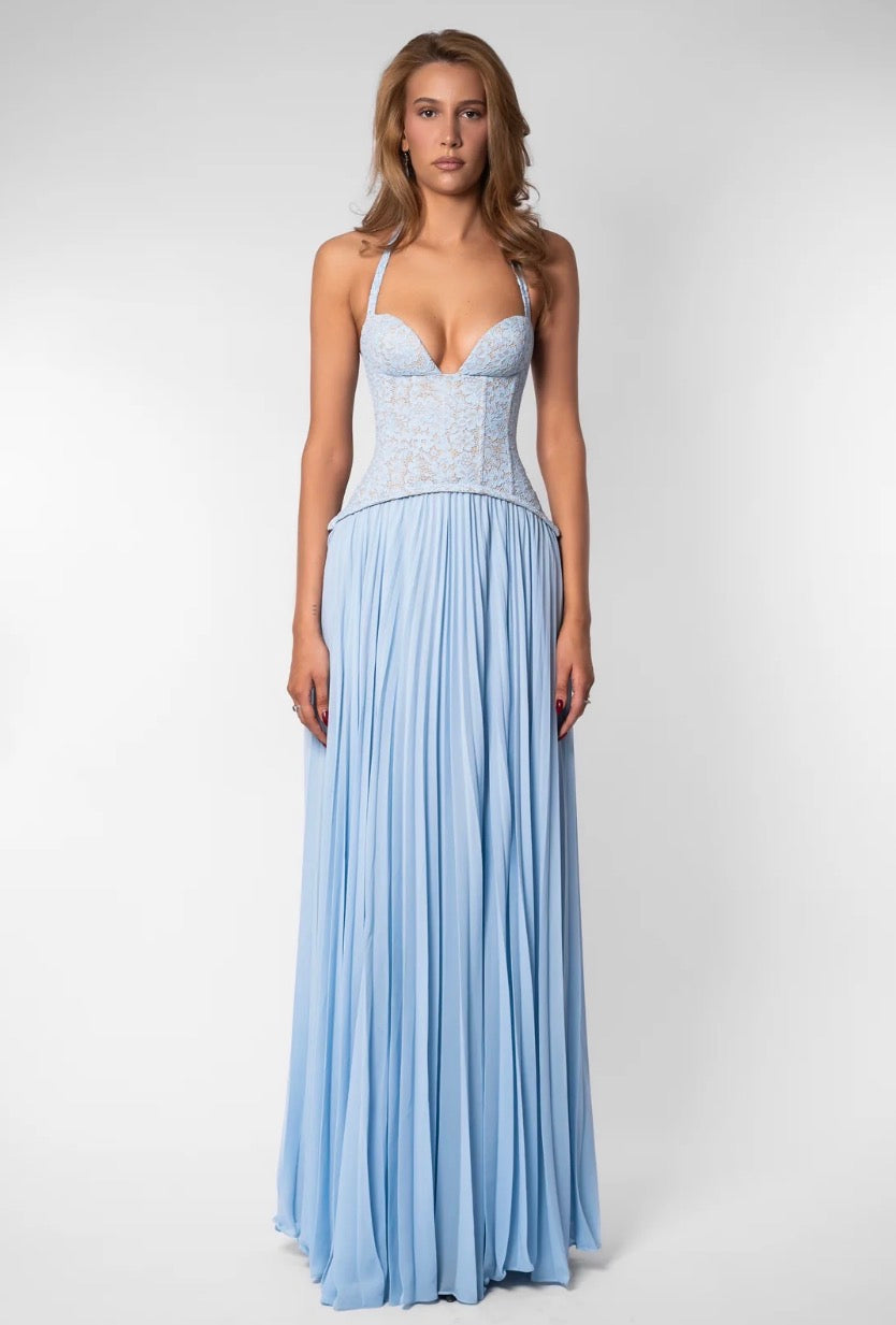 Gaia Gown in Baby Blue