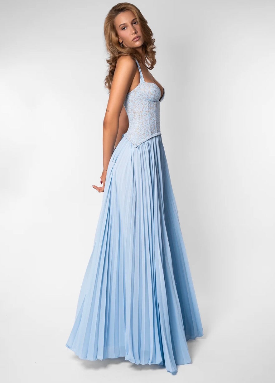 Gaia Gown in Baby Blue