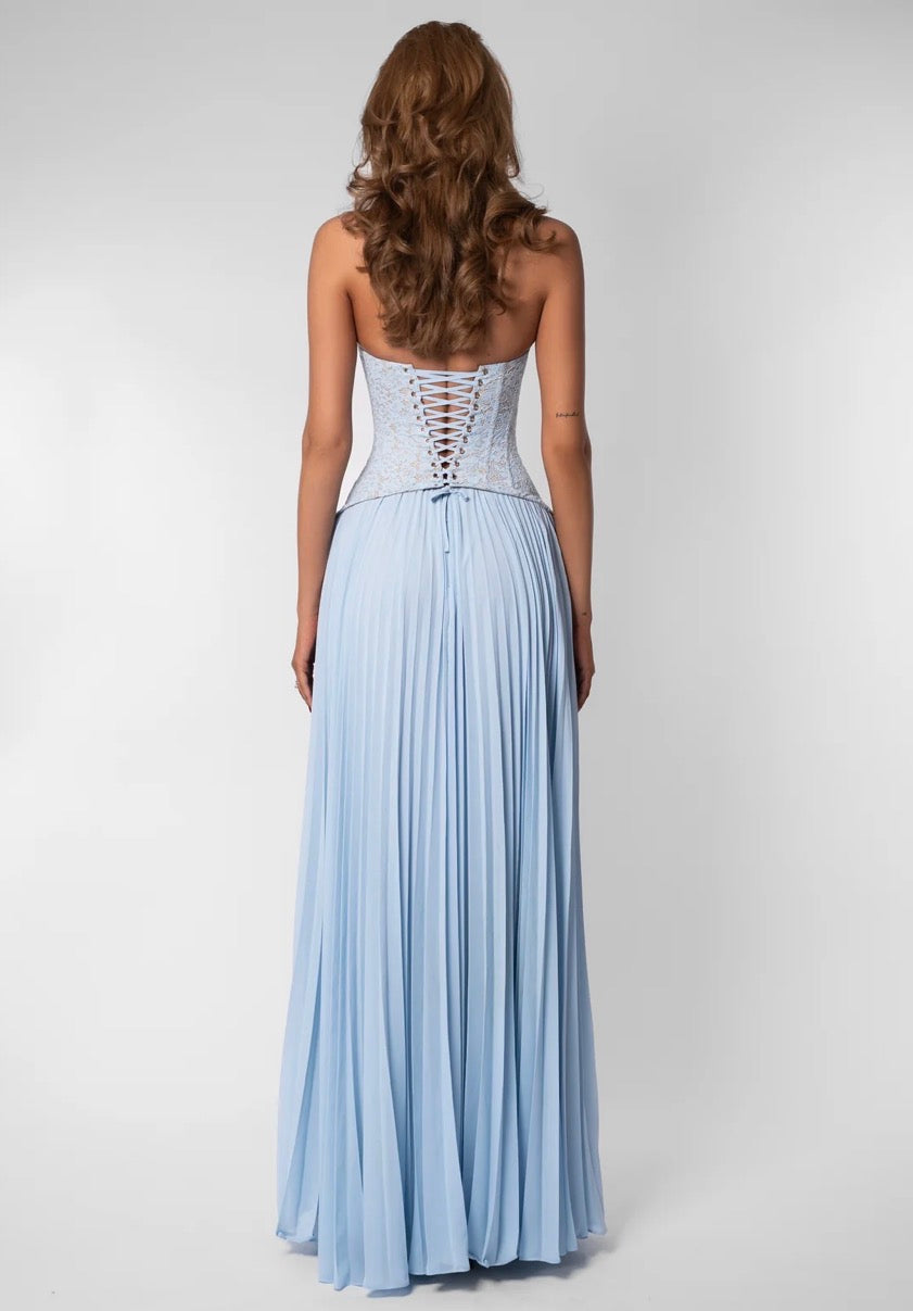 Gaia Gown in Baby Blue