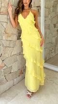 Sophia Maxi in Lemon