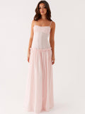 Jacinda Maxi in Baby Pink