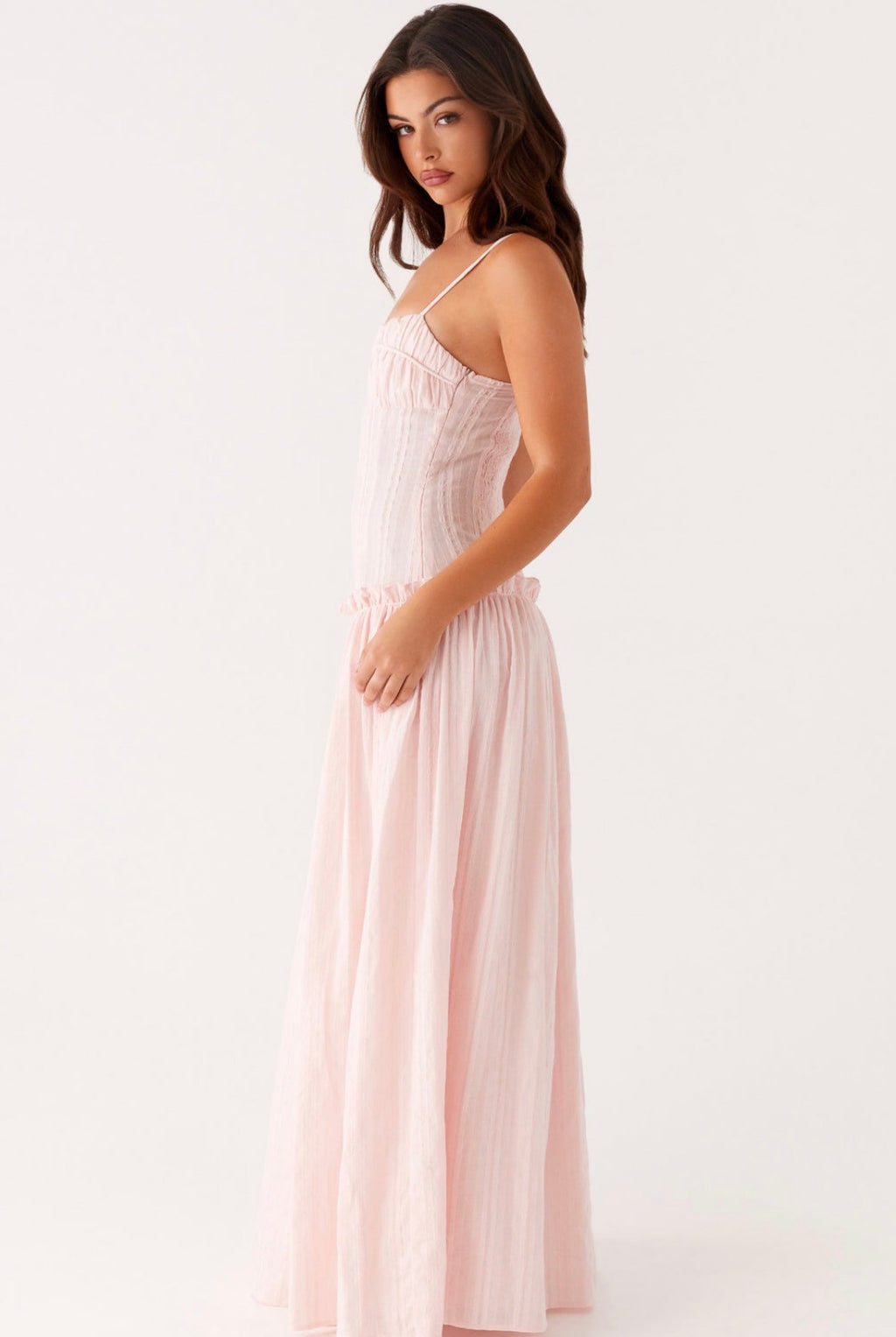 Jacinda Maxi in Baby Pink