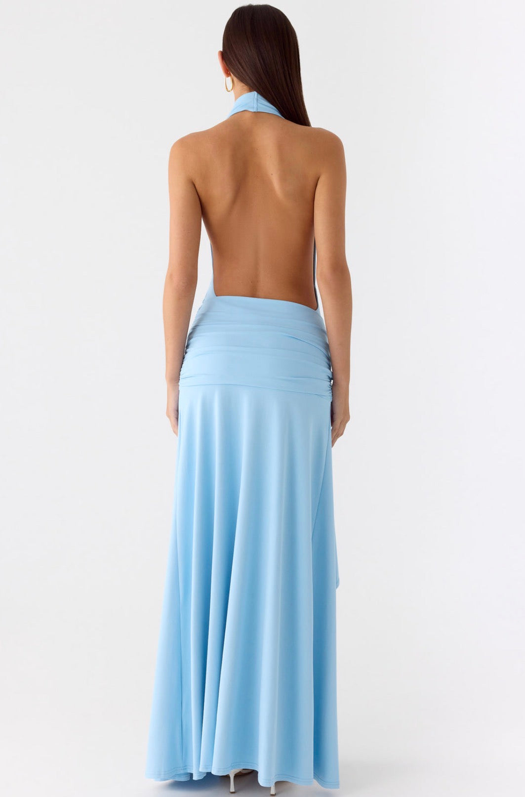 Rowan Ray Cowl Maxi in Blue