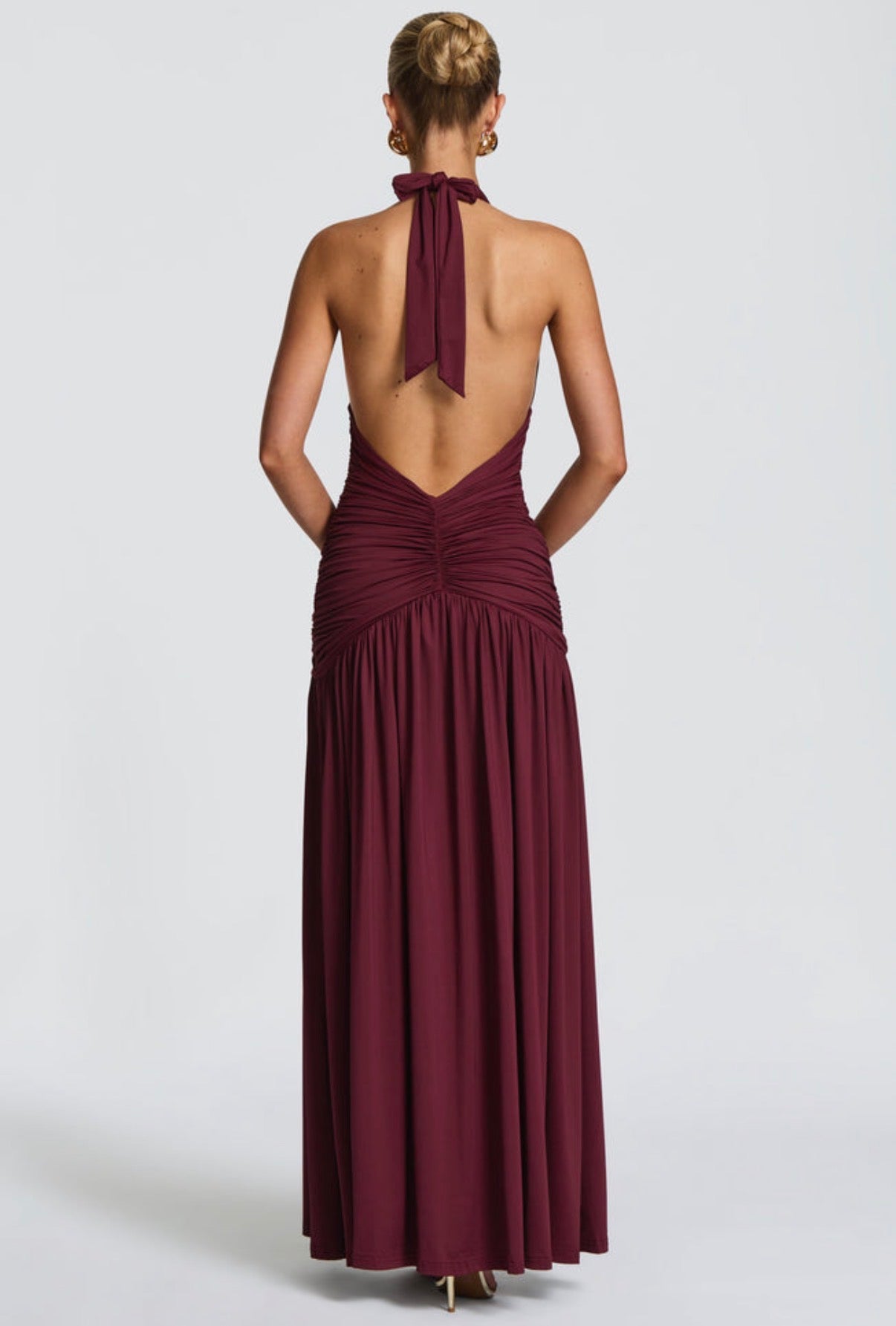 Melania Maxi in Cherry Lacquer