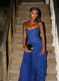 Daniella Corset Maxi in Navy