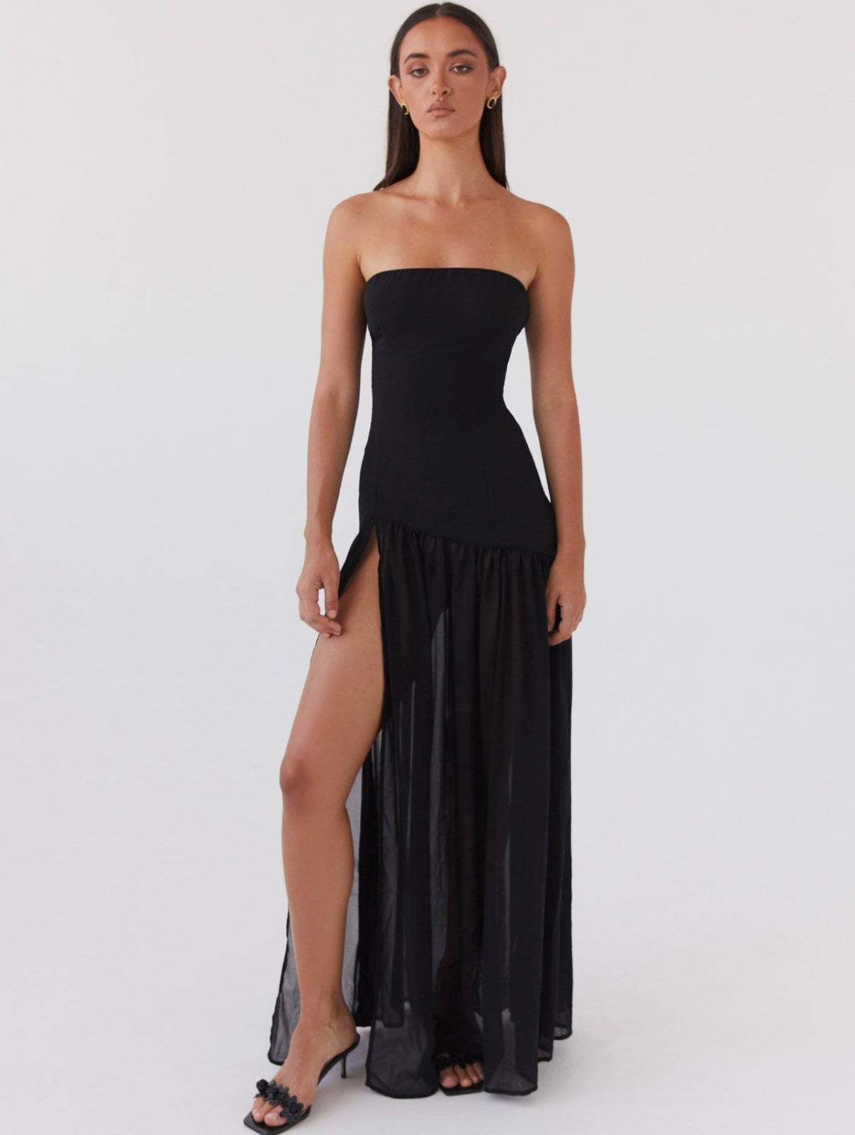 Eden Strapless in Black
