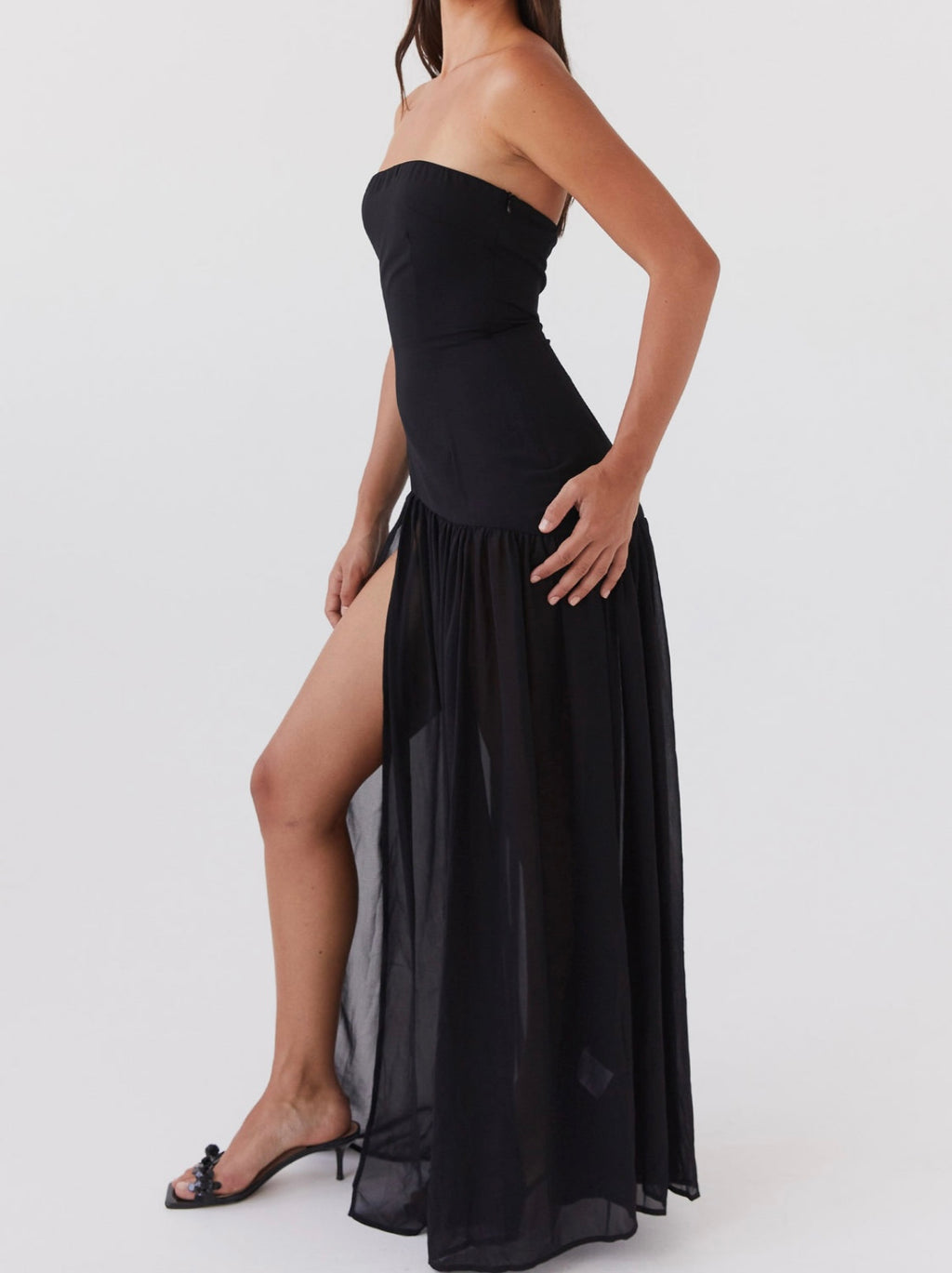 Eden Strapless in Black