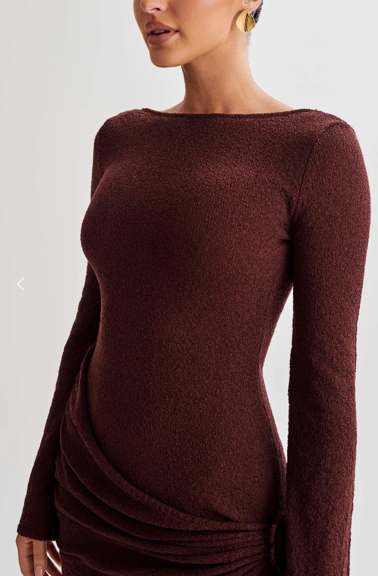 Liana Knit Mini in Plum
