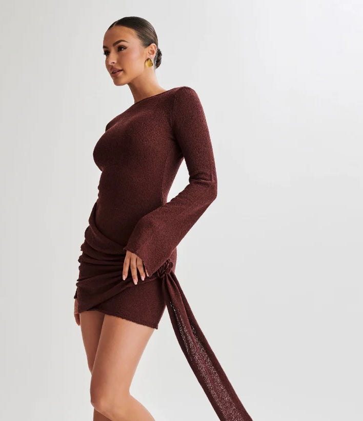 Liana Knit Mini in Plum