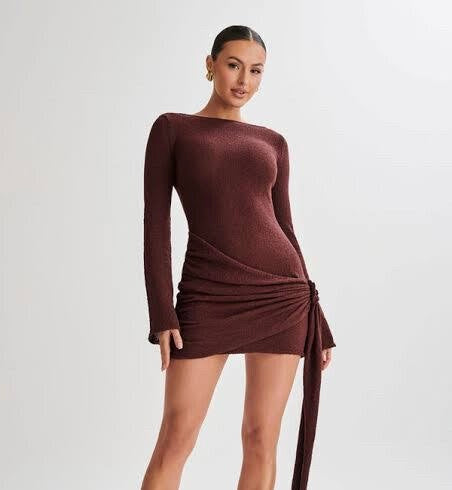 Liana Knit Mini in Plum