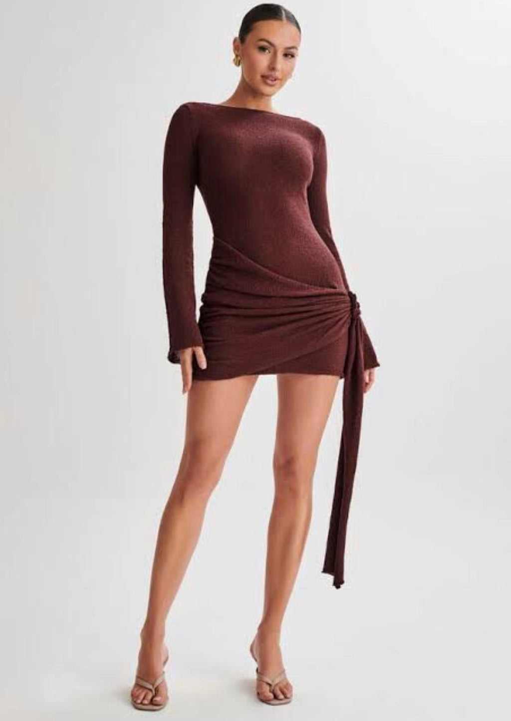 Liana Knit Mini in Plum