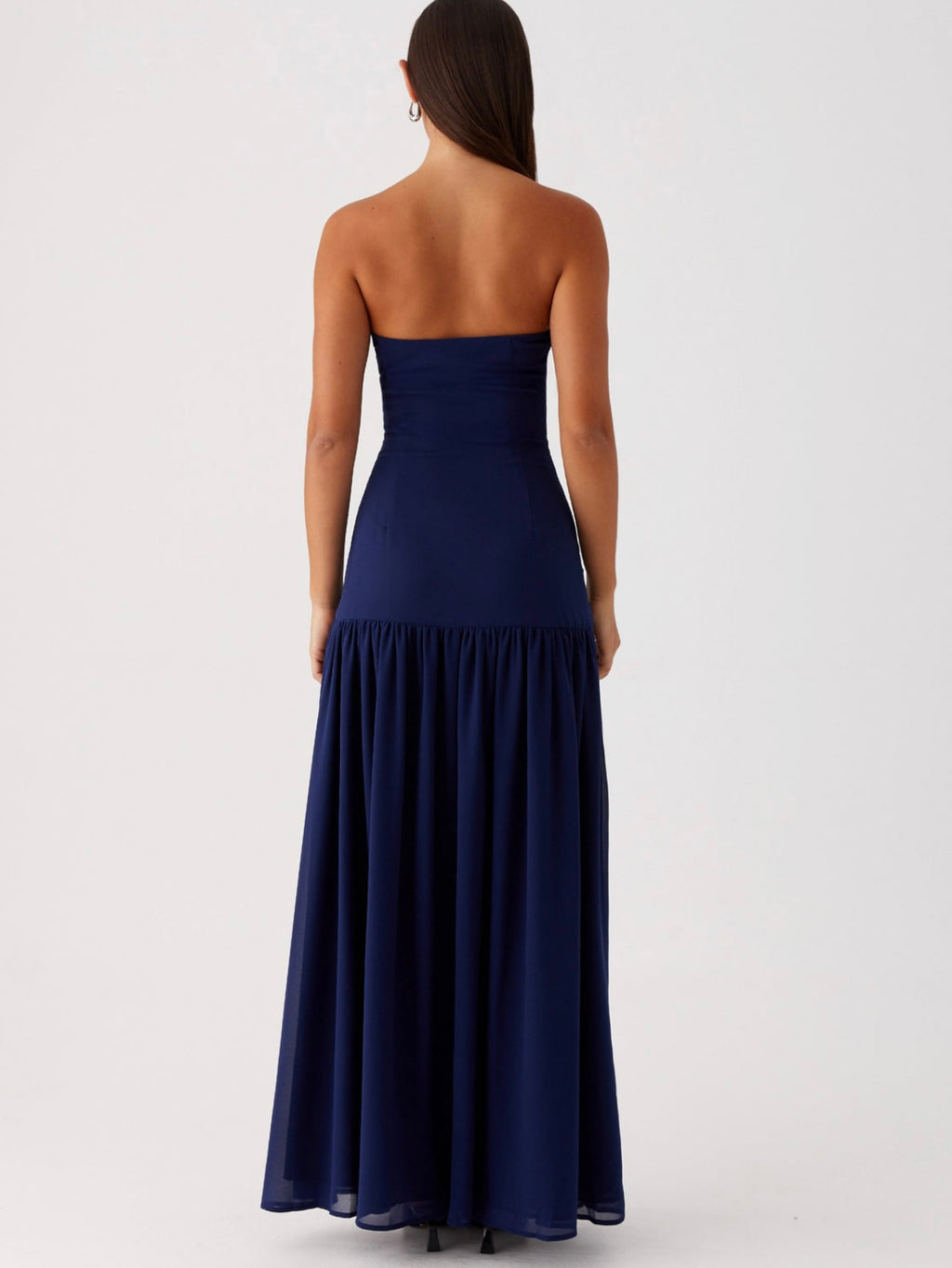 Eden Strapless in Navy