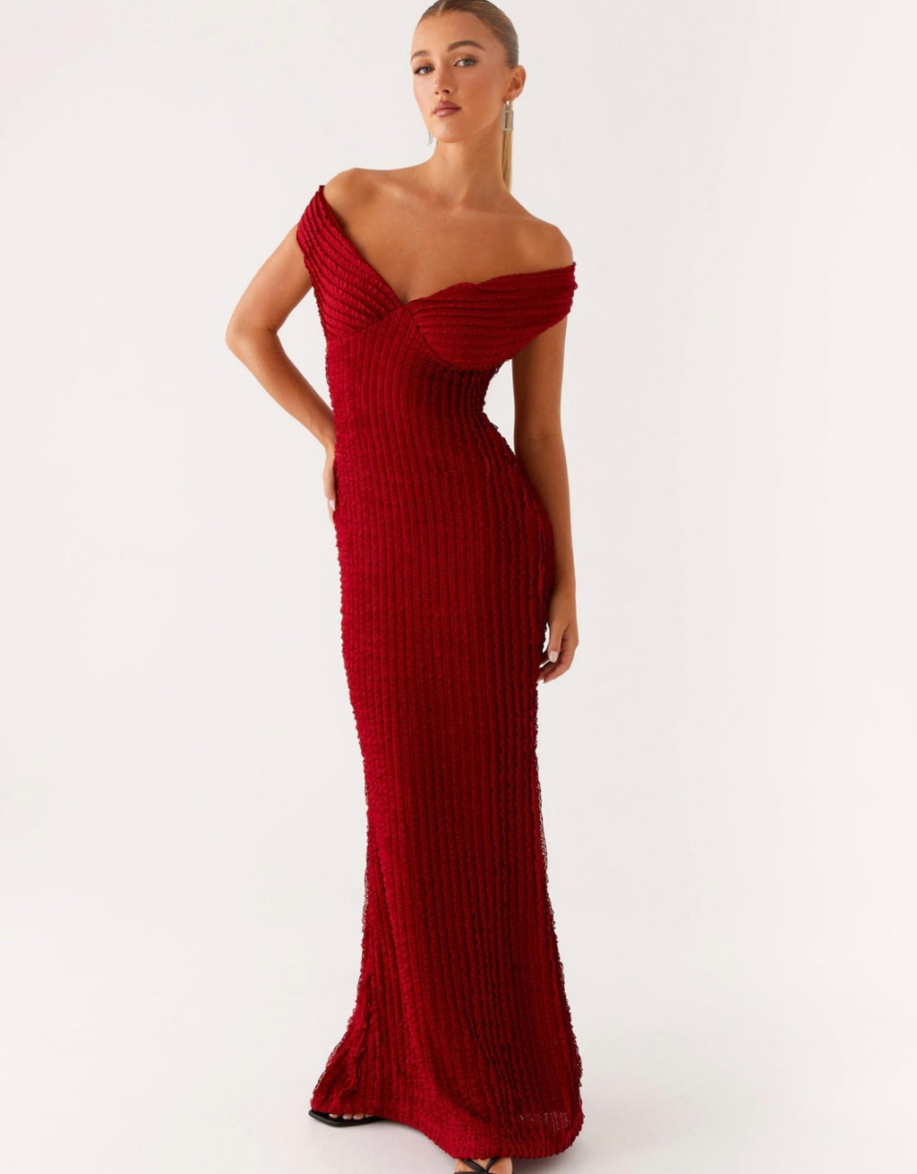 Chantelle Maxi in Wine