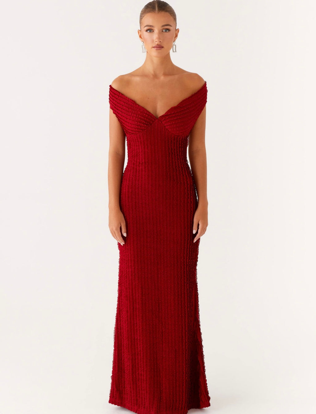 Chantelle Maxi in Wine
