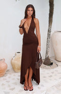 Grande Dame Maxi in Brown