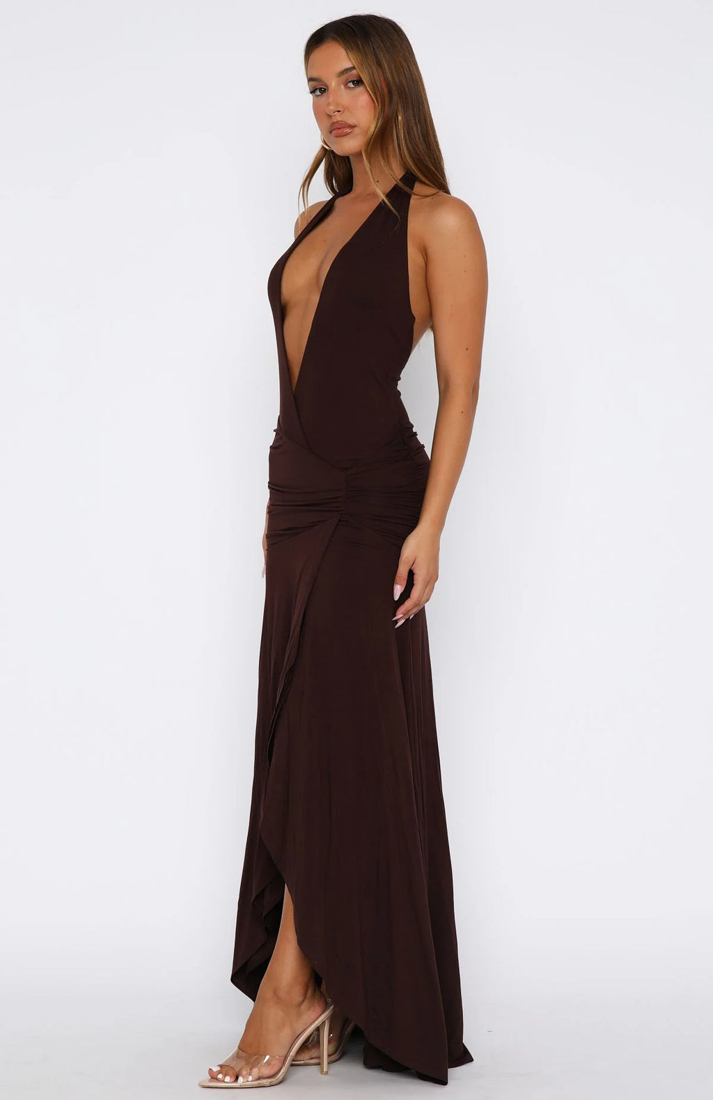 Grande Dame Maxi in Brown