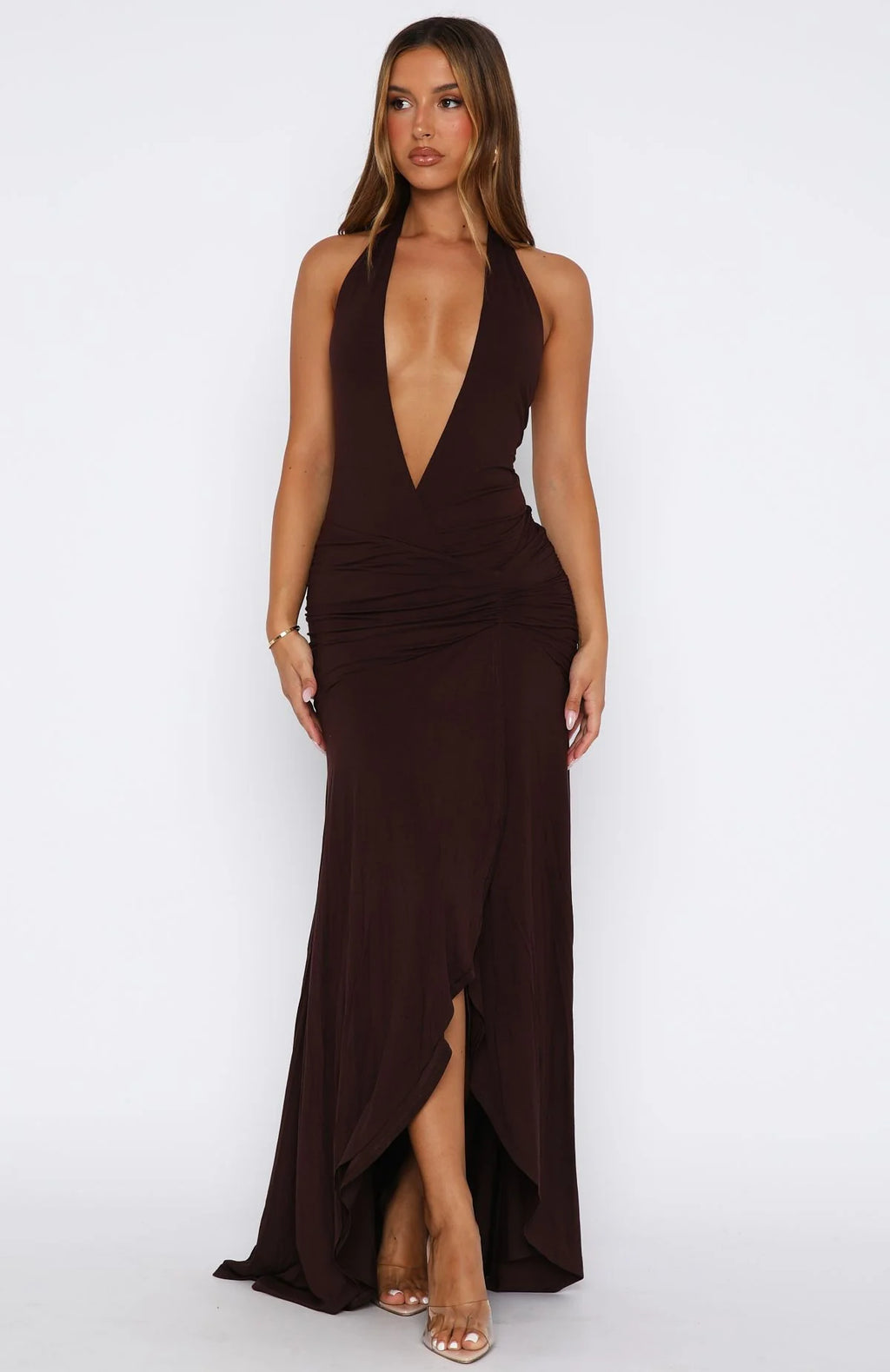 Grande Dame Maxi in Brown