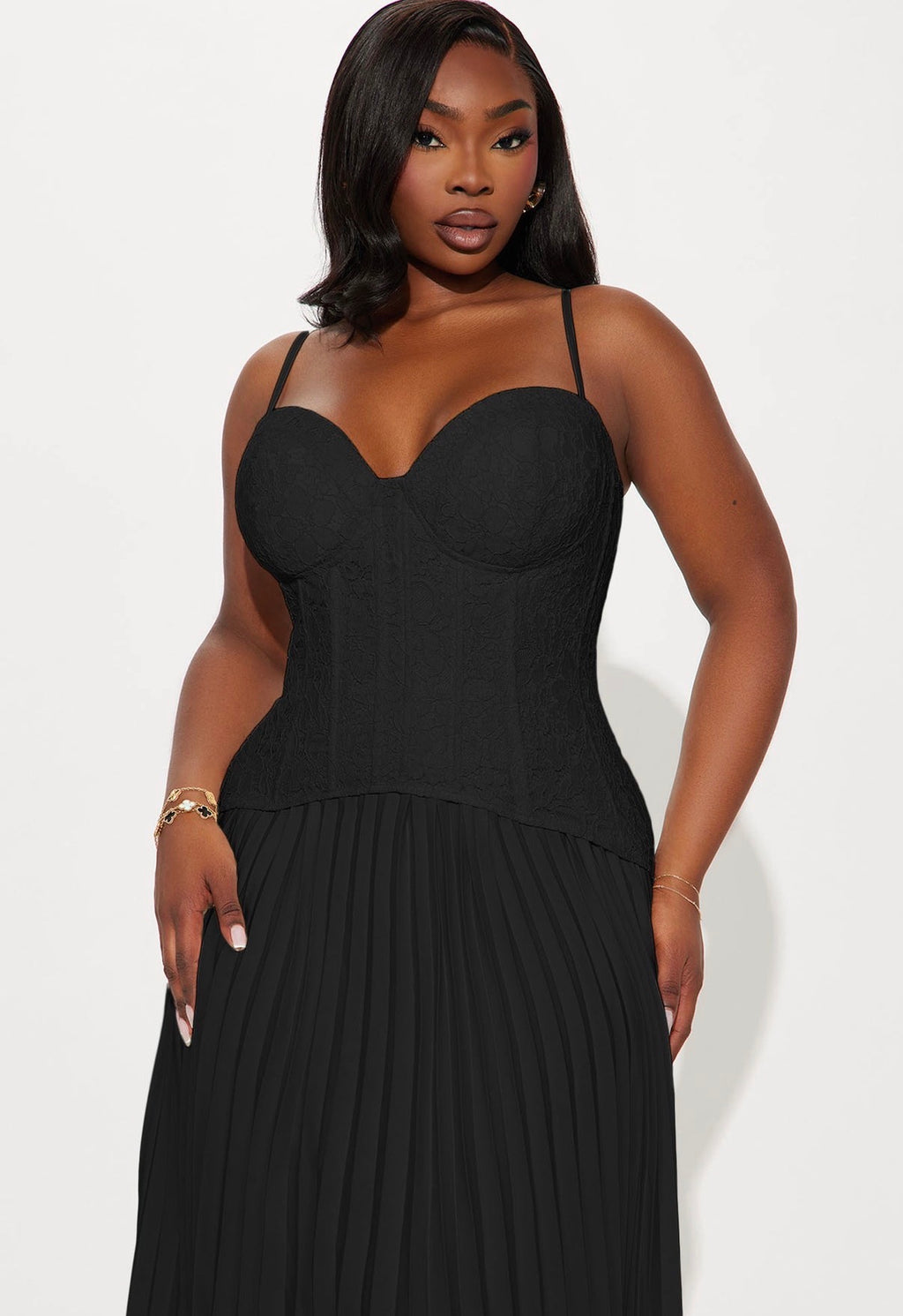 Daniella Corset Maxi in Black