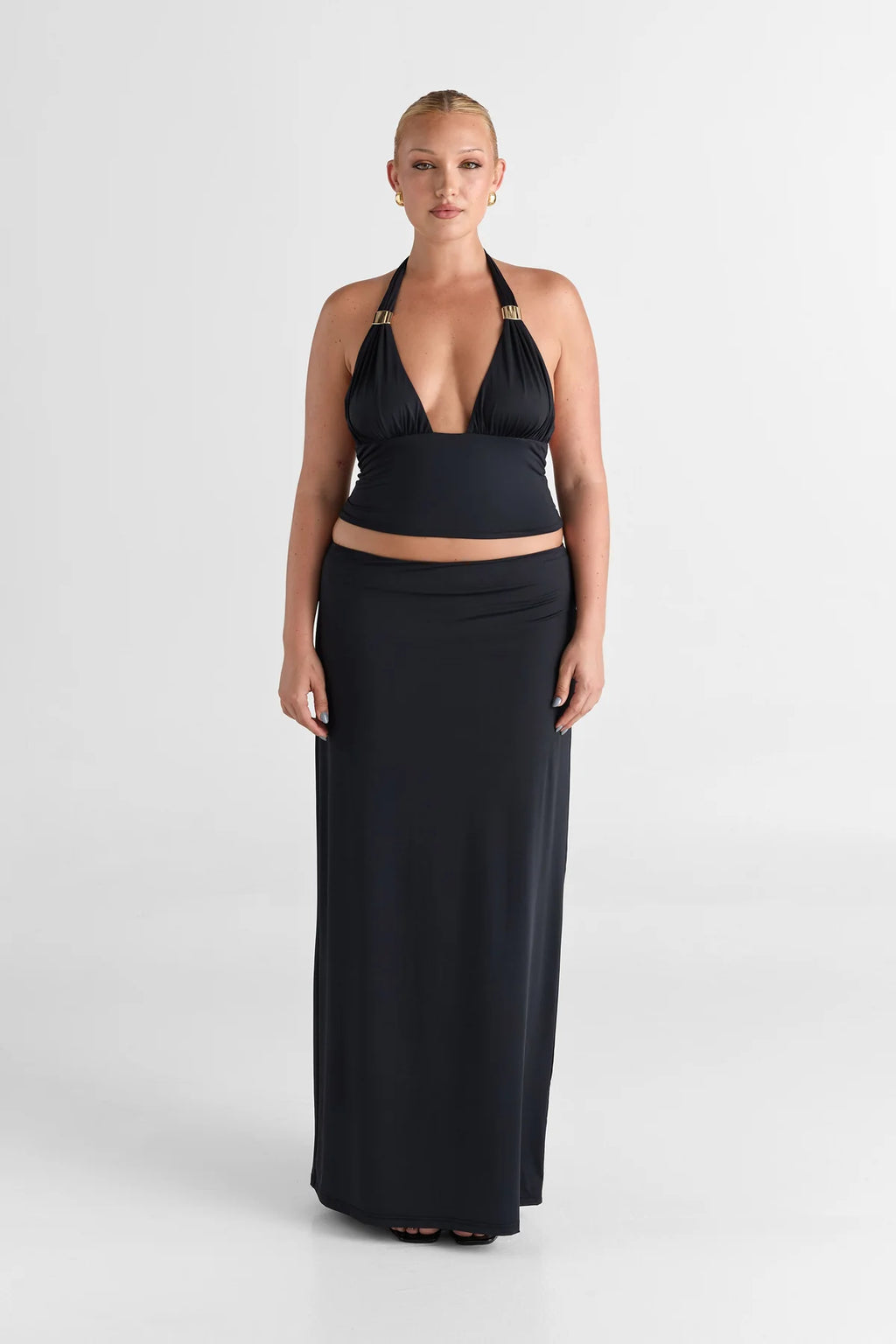 Cleo Halter Maxi Set