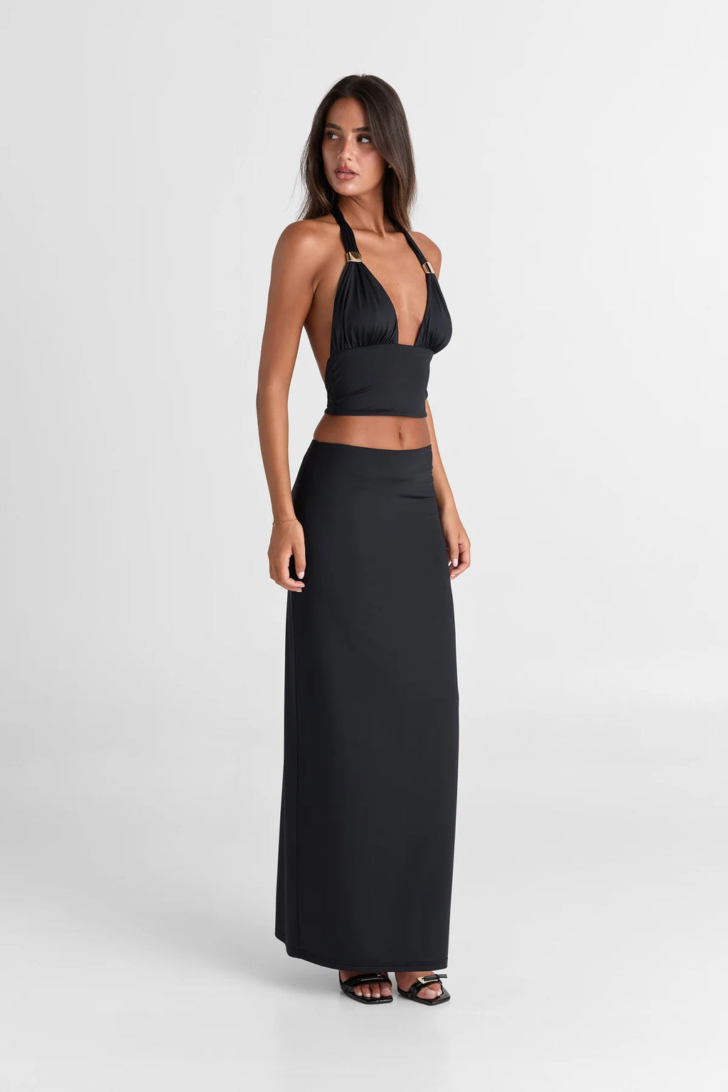 Cleo Halter Maxi Set