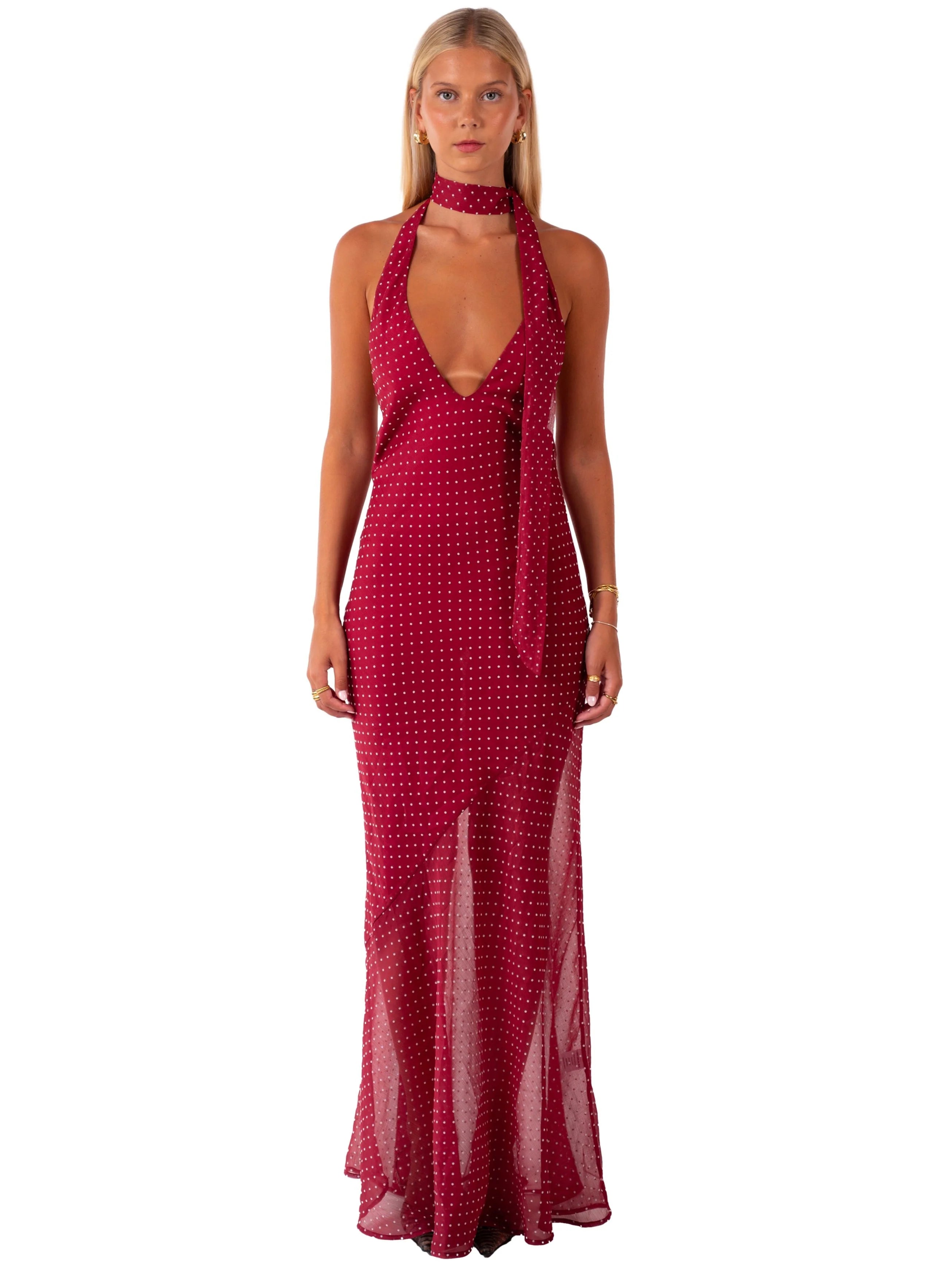 Jasmine Maxi in Wine