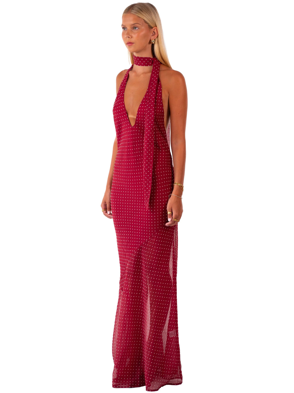 Jasmine Maxi in Wine