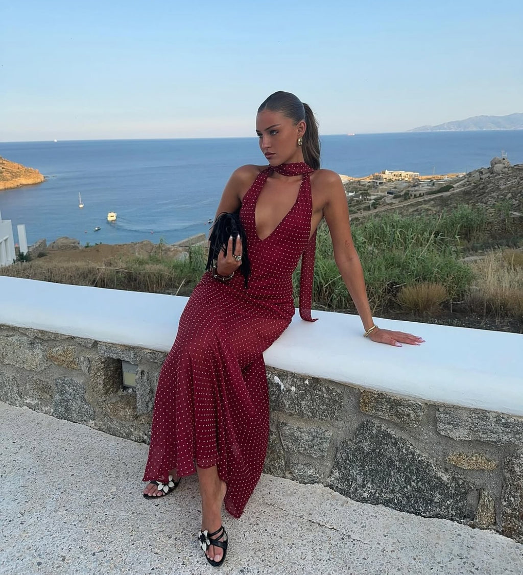 Jasmine Maxi in Wine