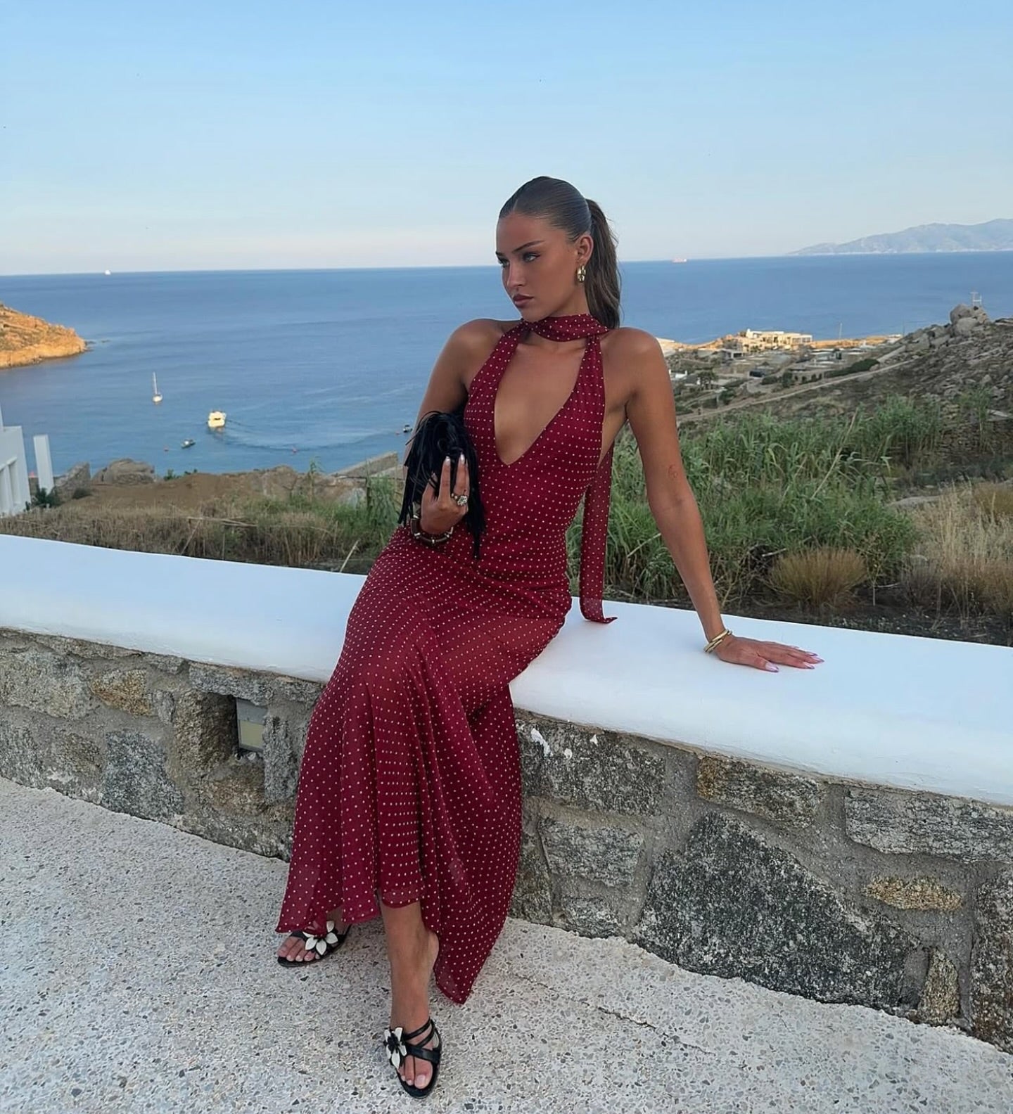 Jasmine Maxi in Wine