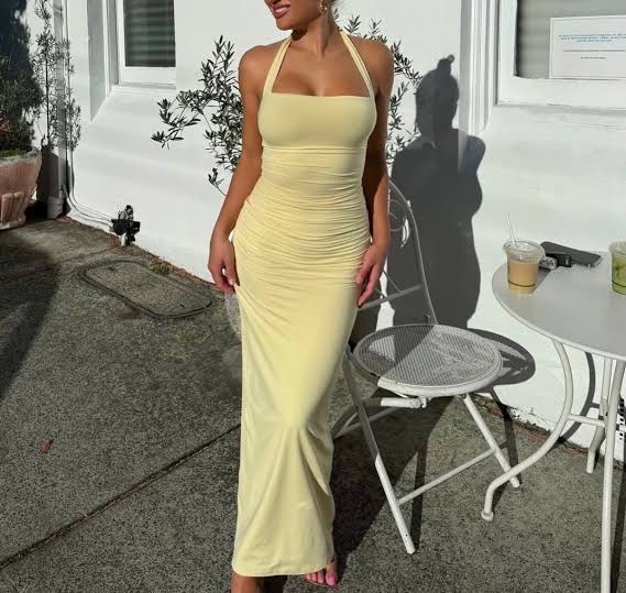 Hailey Halter in Yellow