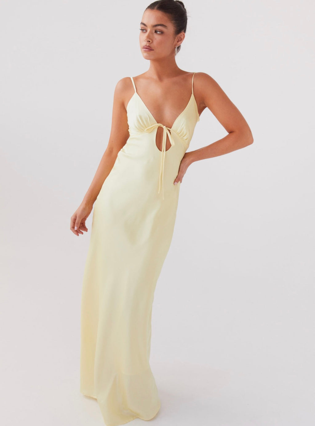 Flora Maxi in Yellow