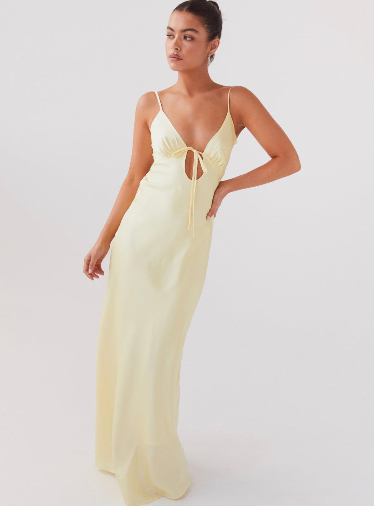 Flora Maxi in Yellow