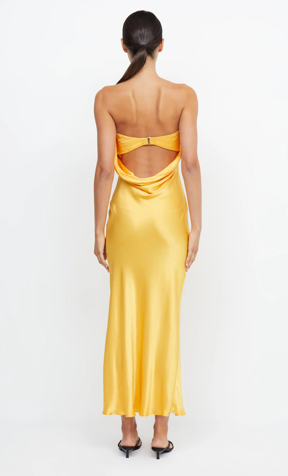 Moondance Strapless Maxi in Yellow