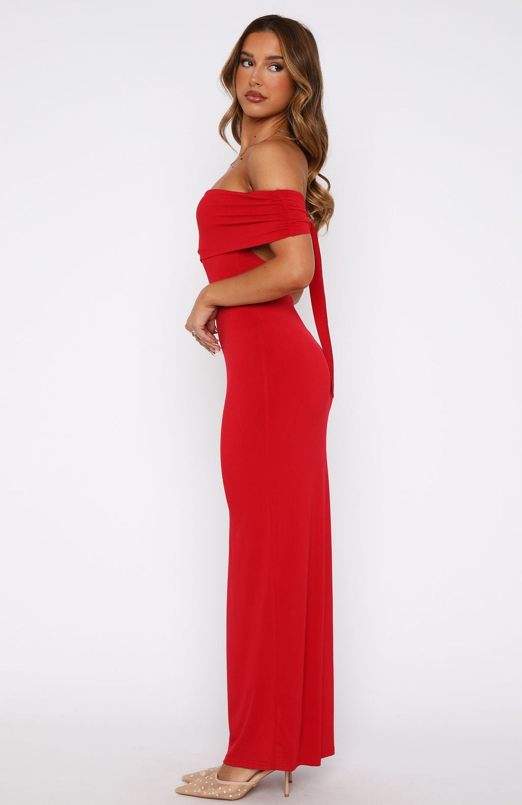 Truth Over Lies Maxi in Cherry
