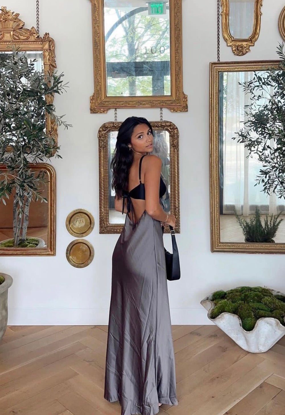 Flora Maxi in Steel