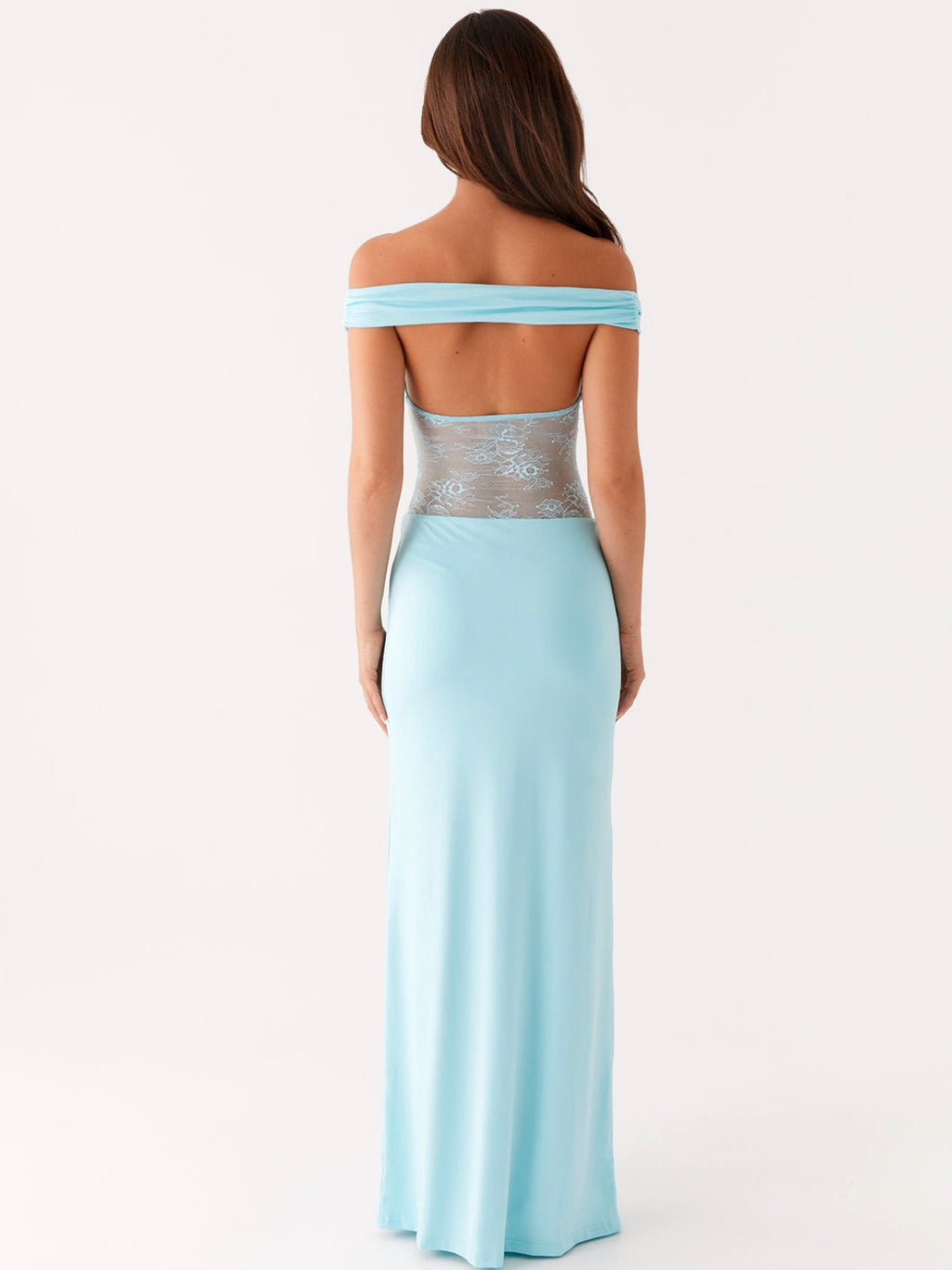 Infatuation Lace Maxi in Blue