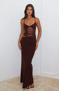 Call Me Up Maxi in Chocolate